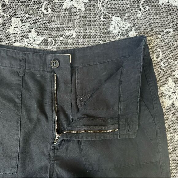 Aritzia Golden By TNA Cotton Lyocell Blend Joggers Black Sz 6 - Picture 8 of 14